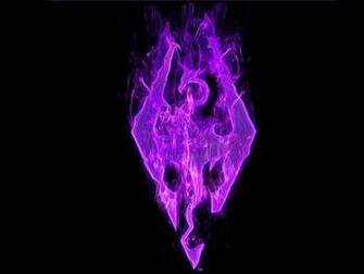 Purple Flames Background