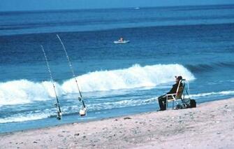 Surf Fishing Wallpaper