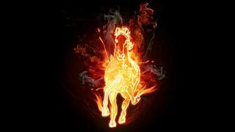Fire Horse HD Wallpaper