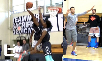 Stephen Curry Misses Dennis Smith Posterizing Defender Goes To