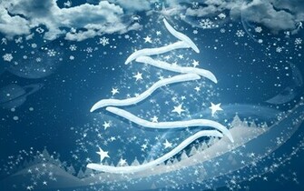 Christmas Bible Verse Greetings Card Wallpaper Snow