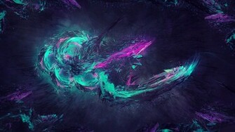 Blue And Purple Shards Wallpaper