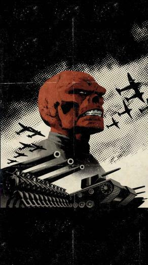 iPhone Wallpaper Comics Redskull Red Skull Marvel