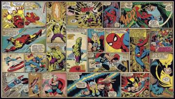 Marvel Comic Strip Wallpaper On