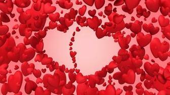 Wallpaper Valentines Day Hearts Lots Fly Love