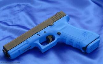 Wallpaper Glock Gun Blue Desktop