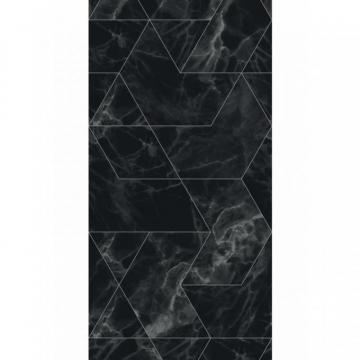 Kek Amsterdam Marble Mosaic Wallpaper Black Gray Living And Co