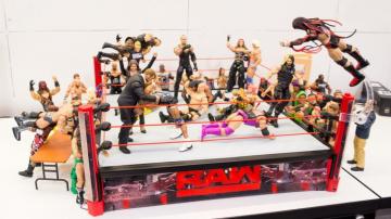 Using Wwe Action Figures To Imagine One Of Raw S Many Possible