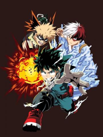 My Hero Academia Izuku Katsuki Shoto Mha iPhone Case By