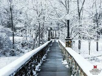 Miami University Winter Wallpaper