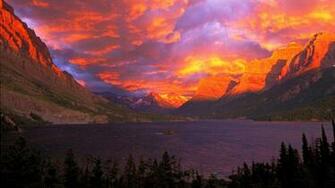 Glacier National Park Alberta Canada High Quality And