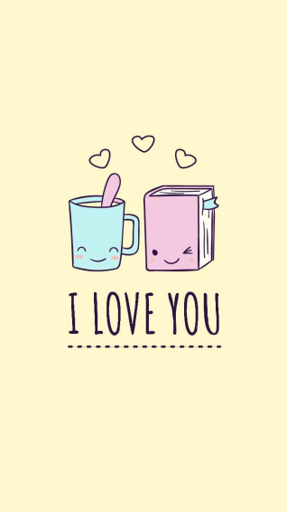Cute Pastel Lovely Kawaii Mobile Wallpaper Template