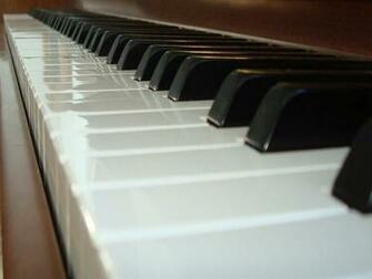Teclas Do Piano Papel De Parede Sobre