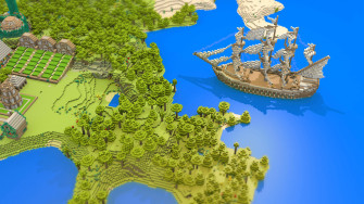 Minecraft Landscape Wallpaper