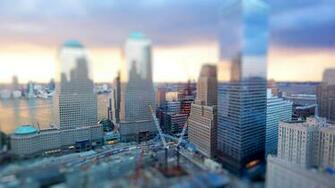 Tilt Shift HD Photography Background Wallpaper