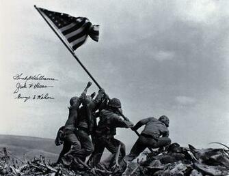 Iwo Jima Flag Raising Wallpaper