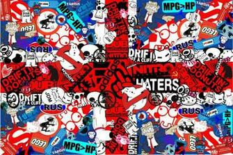 Image Of Sticker Bombing Stickerbombing Bomb Jdm Wallpaper