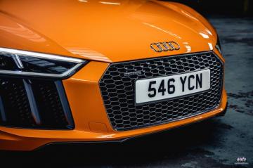 Audi R8 Orange Colour HD Wallpaper X Auto