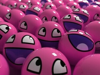 Pink Awesome Smiley