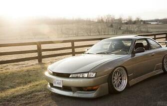 Wallpaper Nissan Silvia S14 Tuning Jdm Car Gray