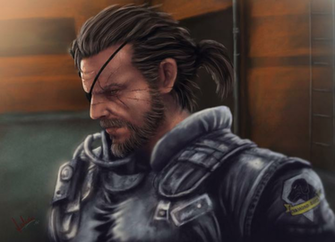 The Phantom Pain Big Boss By Mk Dragon