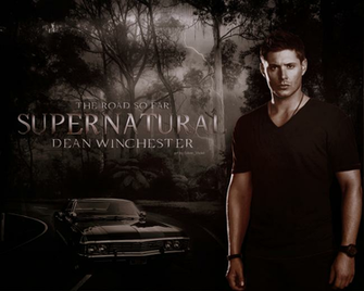 Supernatural Dean Winchester By Fan Art Wallpaper