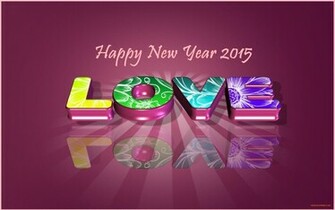 Love Happy New Year Dekstop Wallpaper Computer