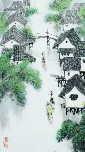 Chinese Painting iPhone 5s Wallpaper