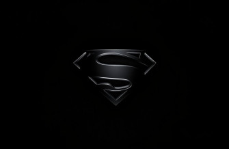 Black Superman Logo Wallpaper