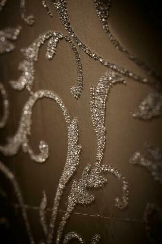 Glass Beaded Wall Covering Used In A Hong Kong Project Each