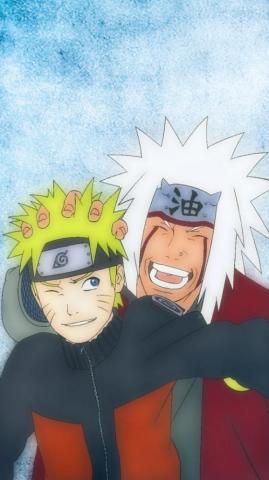 Jiraiya And Naruto iPhone Wallpaper By Sailortrekkie92