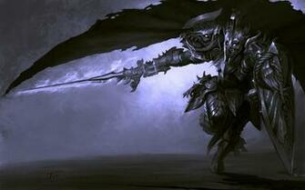Warrior Sword Armor Shield Magic Wallpaper Background