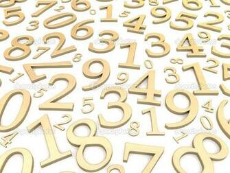 Numbers Wallpaper 3d HD