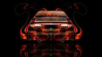 Subaru Legacy B4 Jdm Fire Abstract Car El Tony