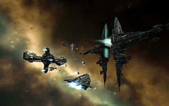 Gallente Hyperion Spaceships Vehicles Myrmidon Wallpaper Background
