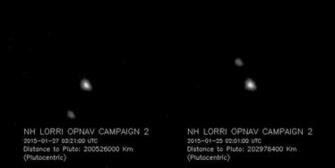 Pluto And Charon The Largest Of S Five Known Moons Seen Jan