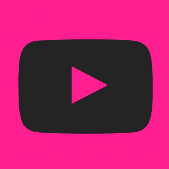 Icon Pink And Black Wallpaper iPhone
