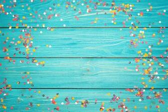 Aqua Wood Background With Confettis 1500px Export Web Ninja