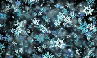 Real Snowflakes Falling Wallpaper