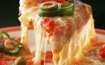 Pizza Delicious Piece Cheese Stock Photos Image HD