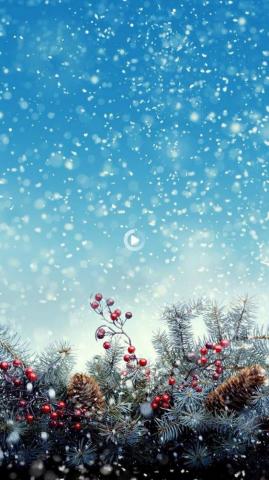 Redirecting Christmas Phone Wallpaper