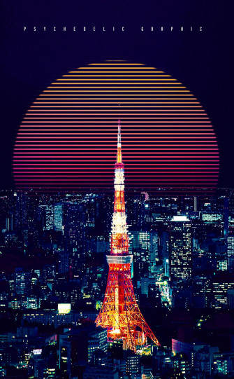 Neon City On Wallpaper