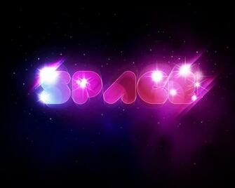 Create A Unique Glowing Text With Space Background In Adobe Photoshop