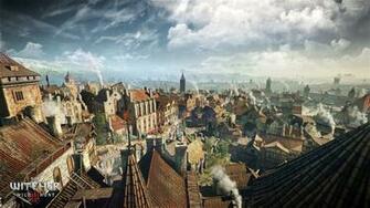 Town In The Witcher Wild Hunt Wallpaper Game