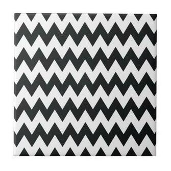 Black And White Chevron Zig