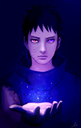 Anime Heterochromia Odd Eyes Red Purple Uchiha Obito Naruto