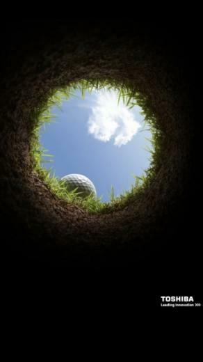 Golf Hole iPhone Wallpaper