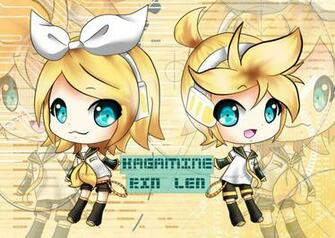Rin And Len Kagamine Chibi By Marikadaa