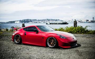 Nissan 370z Tuning Car Stance Red Autoboy