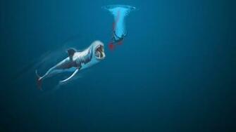 Shark Attack Wallpaper